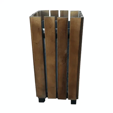 ხის ნაგვის ურნა 3